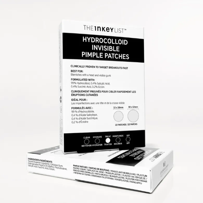 The INKEY List Hydrocolloid Invisible Pimple Patches (22 stk)