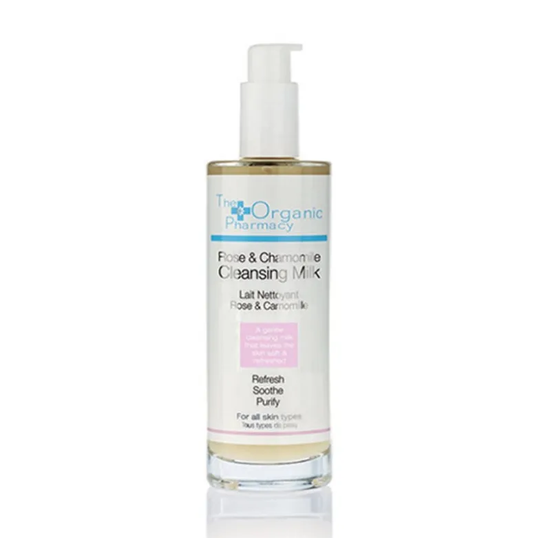 The Organic Pharmacy Rose & Chamomile Cleansing Milk (100 ml)