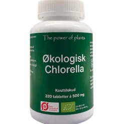 The Power of Plants Økologisk Chlorella (320 tabletter)
