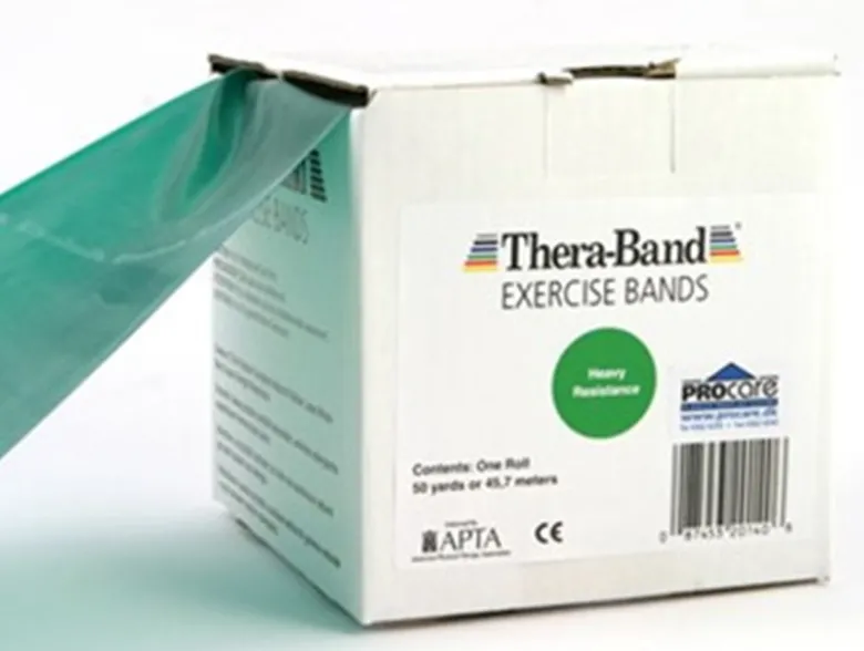 Thera-Band elastik bånd 45m (Sort - Hård)