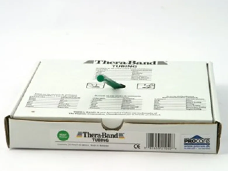Thera-band rund elastik 7,5m - Grøn - Hårdhed 3