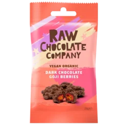 The Raw Chocolate co. Gojibær m. rå chokolade Ø Snack pack