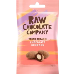 The Raw Chocolate Co. Mandler m. rå chokolade Ø (28 g.)