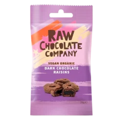 The Raw Chocolate Co. Rosiner m. rå chokolade Ø Snack Pack
