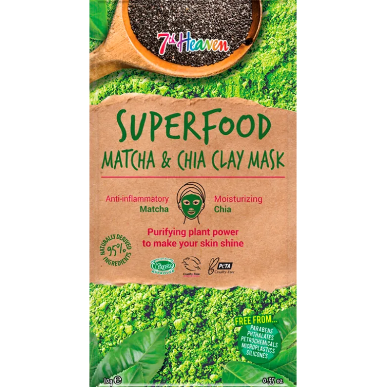 7th Heaven Superfood Matcha & Chia Clay Mask (10 g)