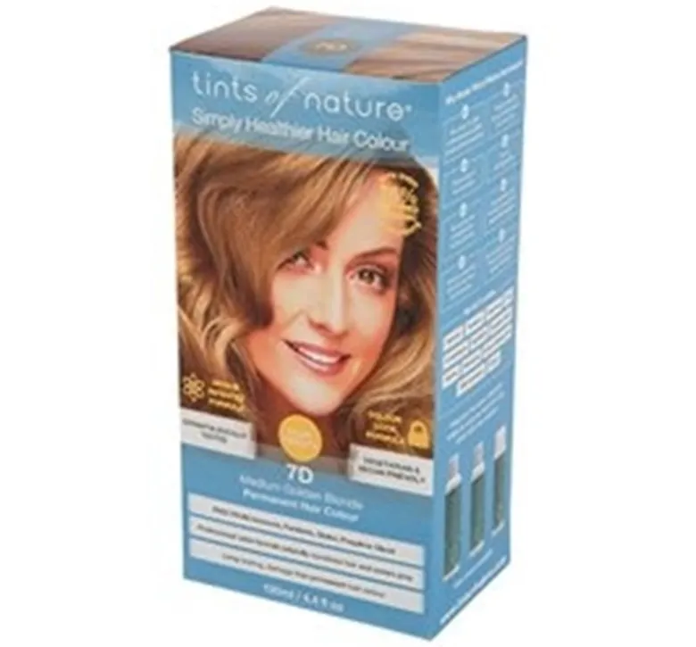 Tints of Nature Hårfarve 7D Medium Golden Brown (130 ml)