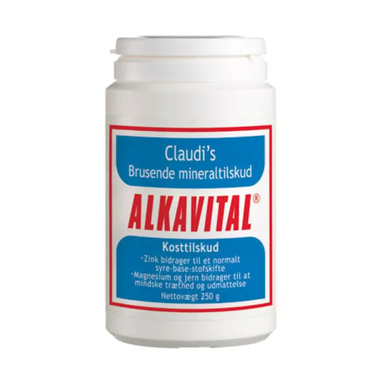Tjellesen Claudis' Alkavital Brusende Mineraltilskud (250 gr)