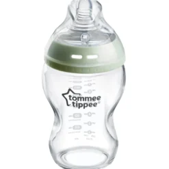 Tommee Tippee Natural Start Glas Sutteflaske Slow Flow 250 ml (1 stk)