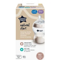 Tommee Tippee Natural Start Sutteflaske Slow Flow 260 ml (1 stk)