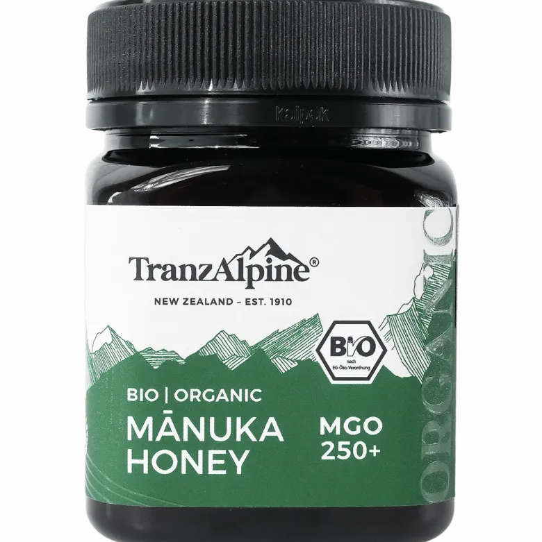TranzAlpine Manuka Honning MGO 250+ Ø (250 g)