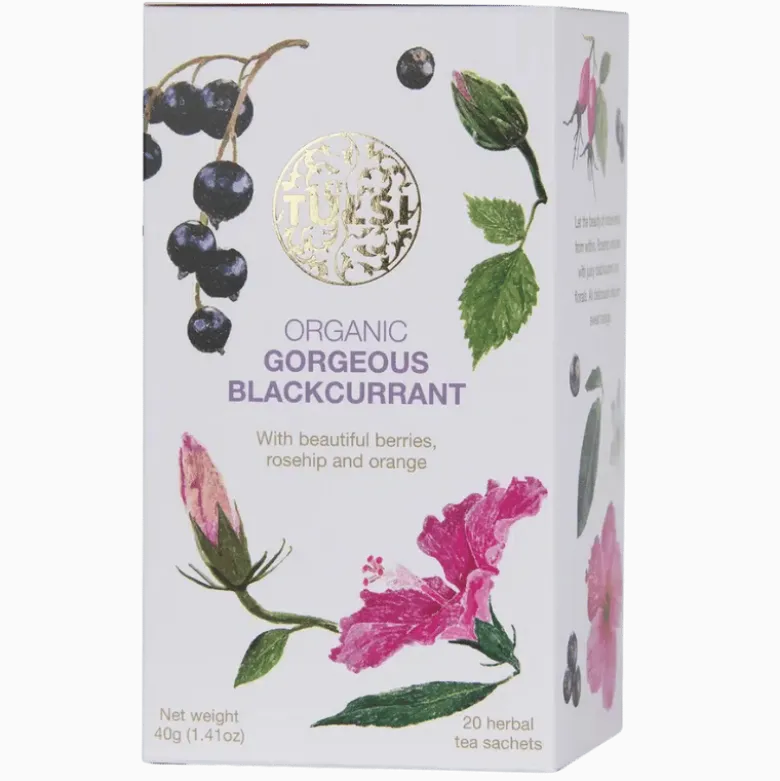 Tulsi Gorgeous Blackcurrant tea Ø (20 breve)