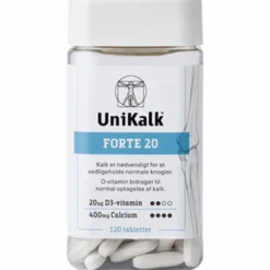 Unikalk Forte 20 (120 stk)