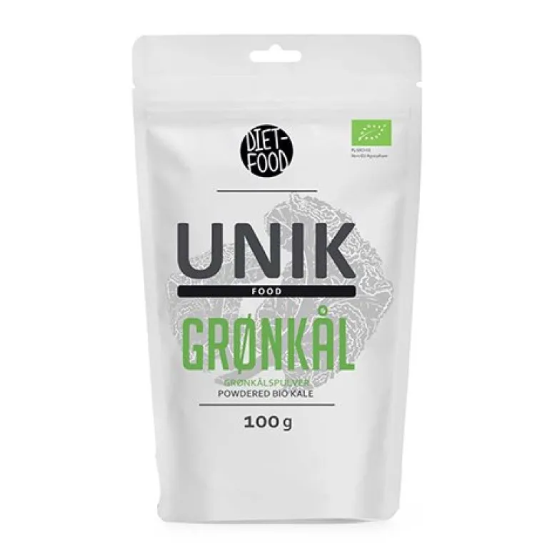 Unik Food Grønkålspulver Ø (100 g)