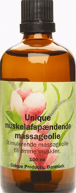 Unique Muskelafspændende massageolie (100 ml)