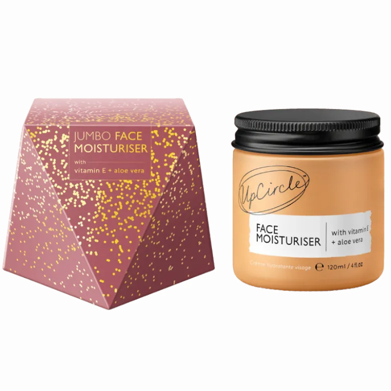 UpCircle Jumbo Face Moisturiser with Vitamin E + Aloe Vera (120 ml)