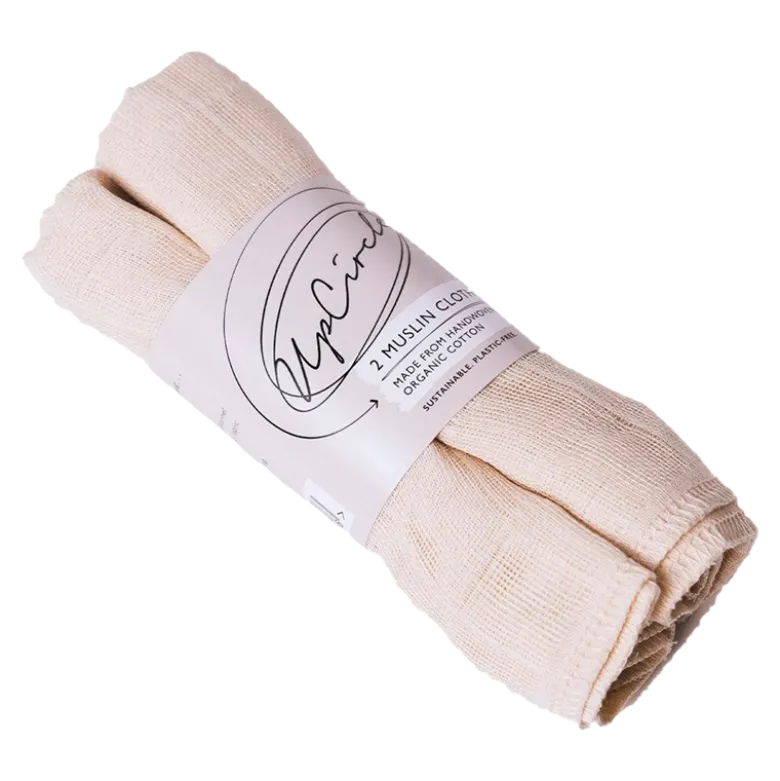 UpCircle Organic Muslin Cloth (2 stk)