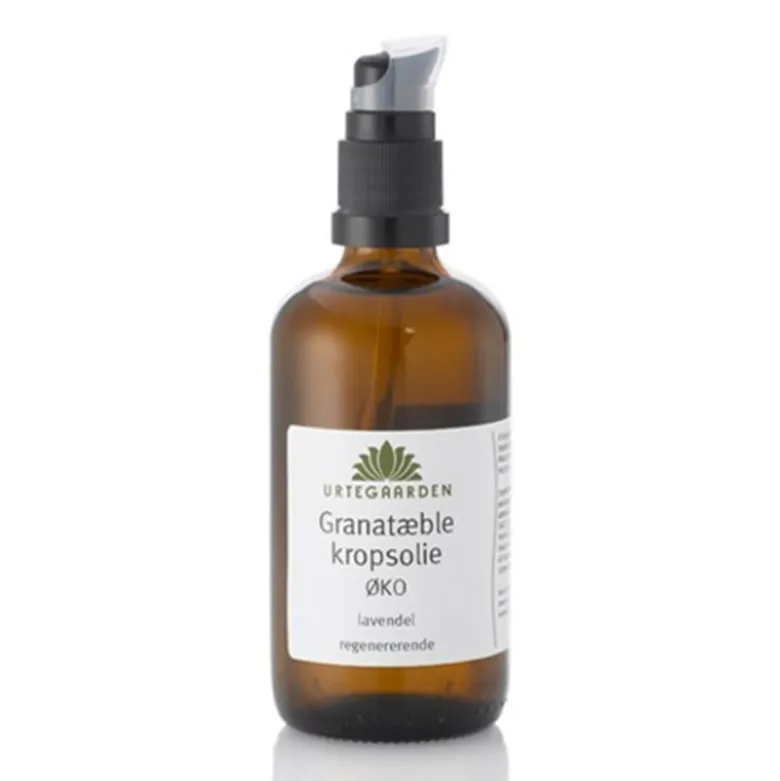 Urtegaarden Granatæble/Lavendel Kropsolie Ø (100 ml)