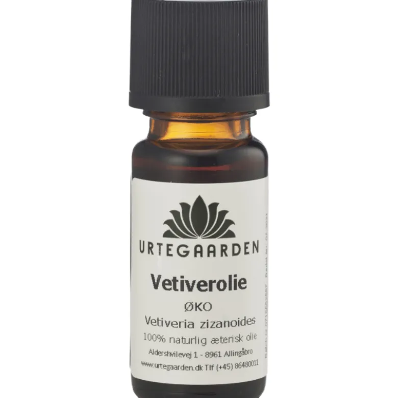 Urtegaarden Vetiverolie Økologisk (10 ml)