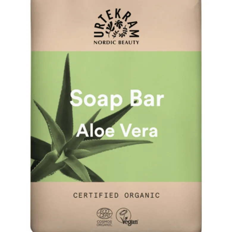 Urtekram Beauty Aloe Vera Håndsæbebar (100 g)