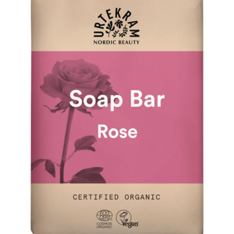 Urtekram Beauty Rose Håndsæbebar (100 g)