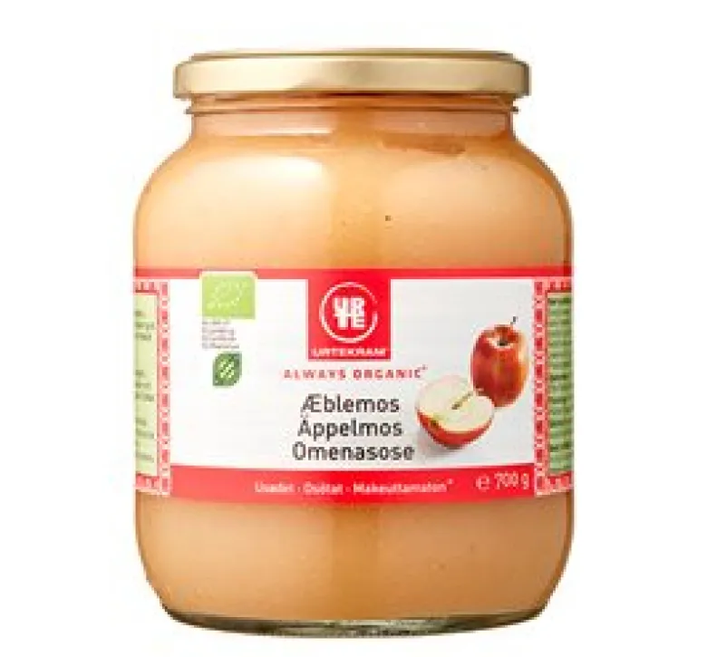 Urtekram Æblemos usødet Ø (700 g)