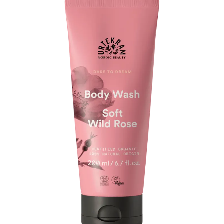 Urtekram Body Wash Soft Wild Rose (200 ml)