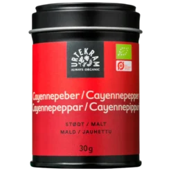 Urtekram Cayennepeber Ø (30 gr)