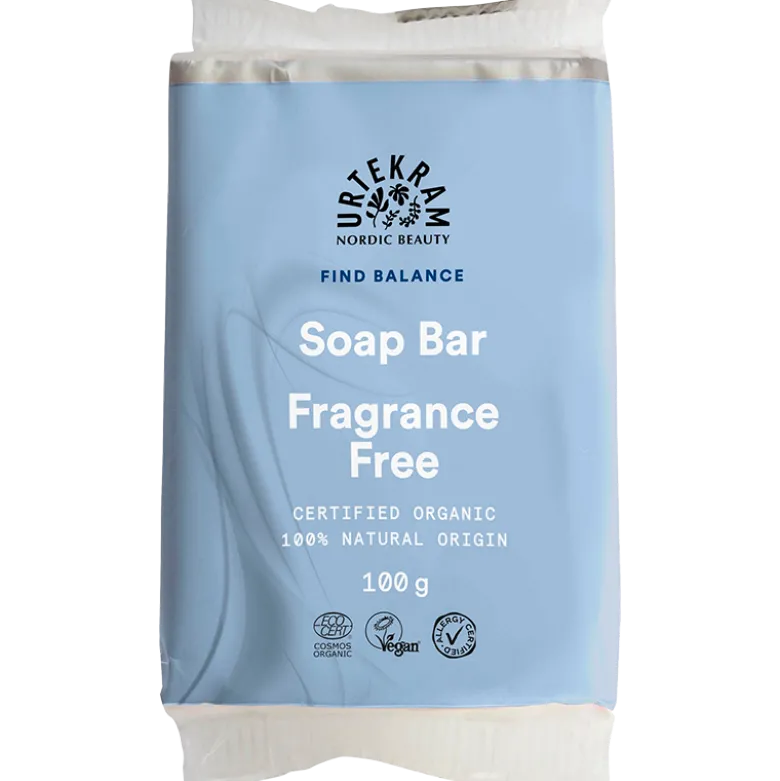 Urtekram Fragrance Free Sæbebar (100 g)