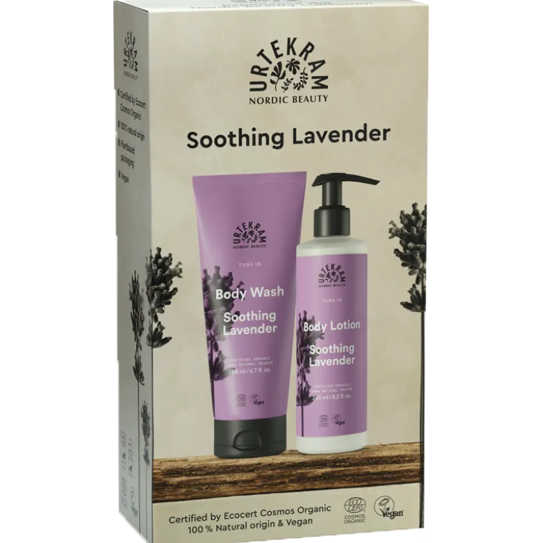 Urtekram Gaveæske Soothing Lavender Body Lotion & Body Wash (1 stk)