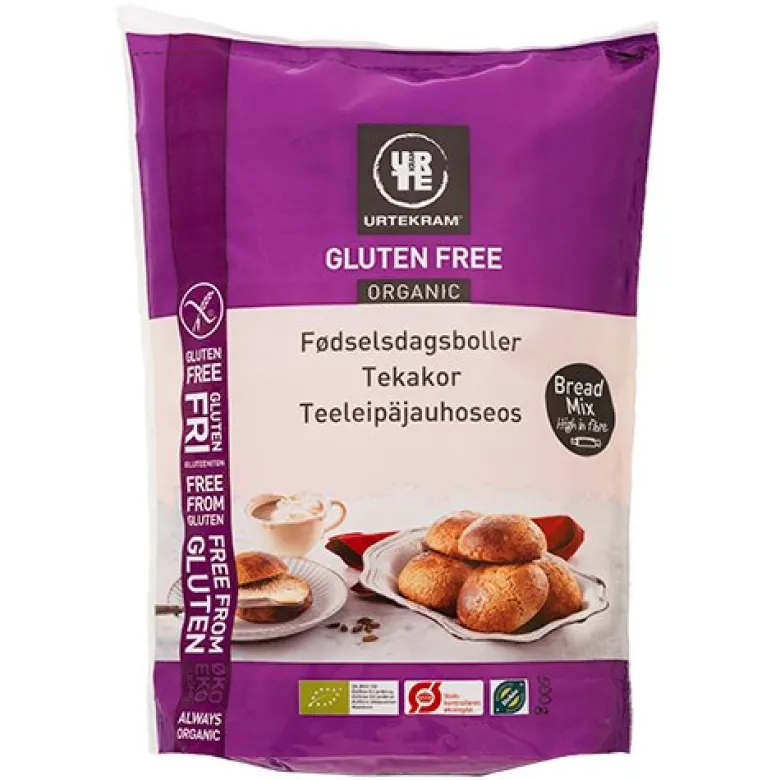 Urtekram Glutenfri Bagemix Fødselsdagboller Ø (500 g)