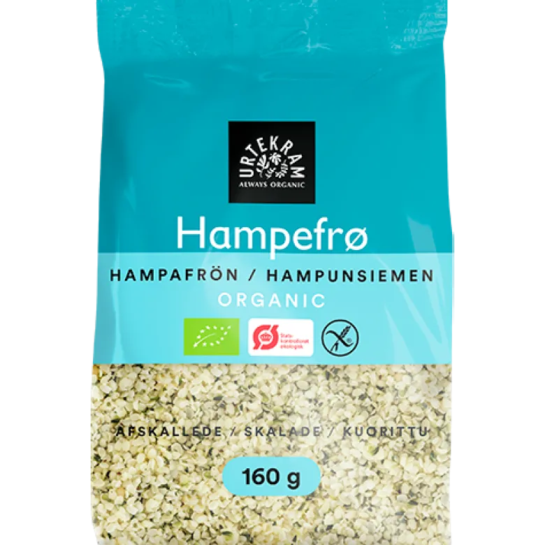 Urtekram Hampefrø Afskallede Ø (160 g)