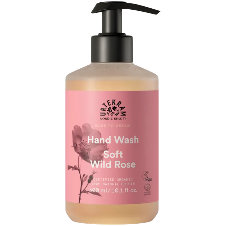 Urtekram Hand Wash Soft Wild Rose (300 ml)