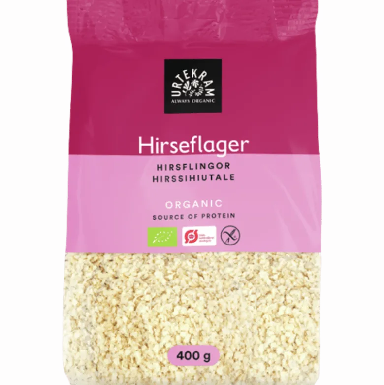 Urtekram Hirseflager Ø (400 gr)