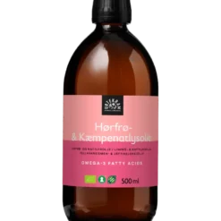 Urtekram Hørfrø- & kæmpenatlysolie Ø (500 ml)