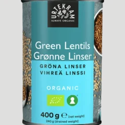 Urtekram Linser grønne i dåse Ø (400 g)