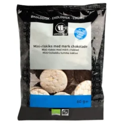 Urtekram Mini Riskager m. Mørk Chokolade Ø (60 gr)