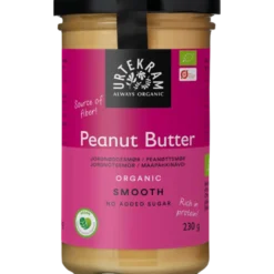 Urtekram Peanutbutter Smooth Ø (230 g)