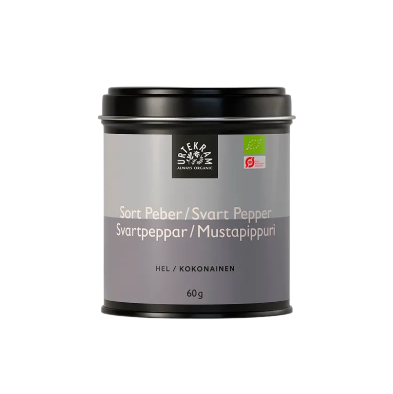 Urtekram Peber Hel Sort Ø (60 g)