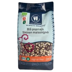 Urtekram Popmajs blå Ø (350 g)
