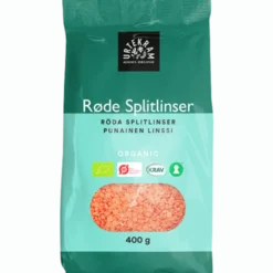 Urtekram Røde Splitlinser Ø (400 g)
