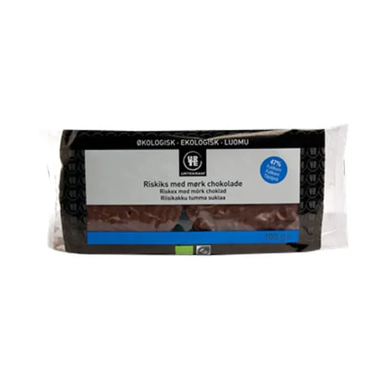 Urtekram Riskager m. Mørk Chokolade Ø (100 gr)