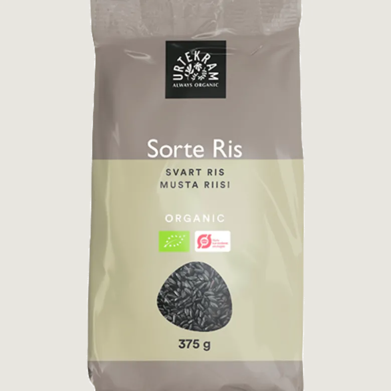 Urtekram Ris Sorte Ø (375 gr)