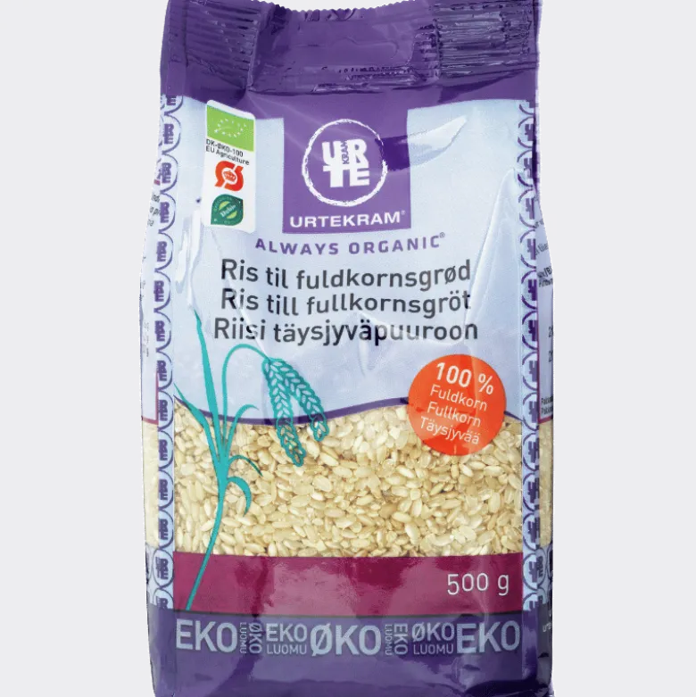 Urtekram Ris til Fuldkornsgrød Ø (500 gr)