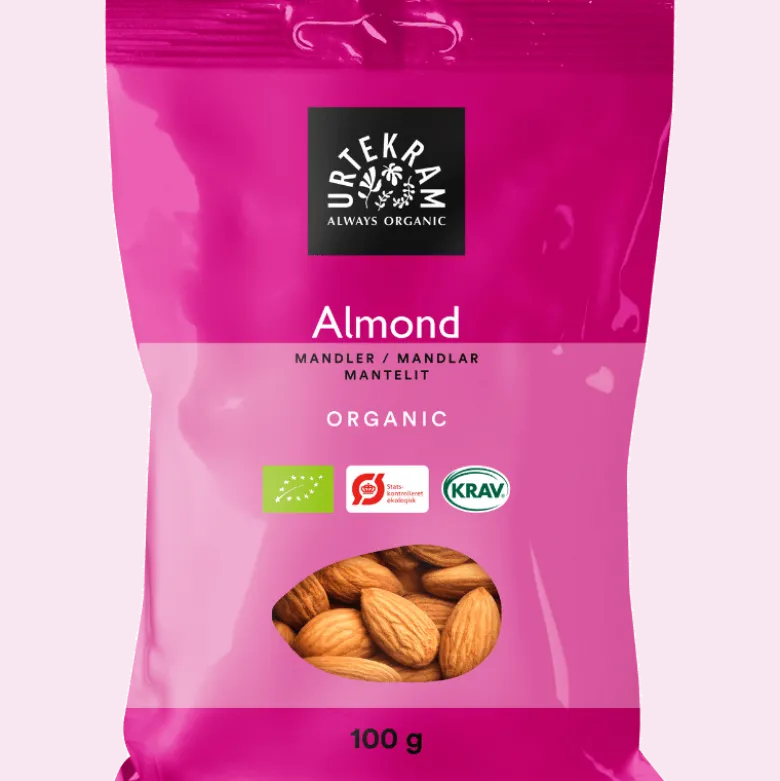 Urtekram Søde Spanske Mandler Ø (100 g)