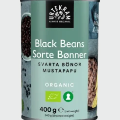 Urtekram Sorte bønner dåse Ø (400 g)