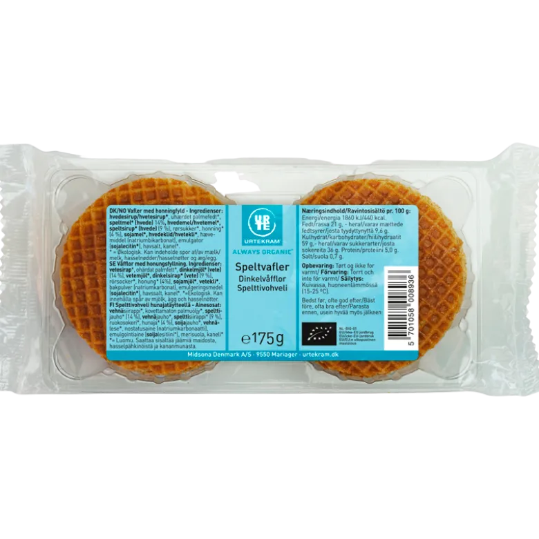 Urtekram Speltvafler Ø (175 g)
