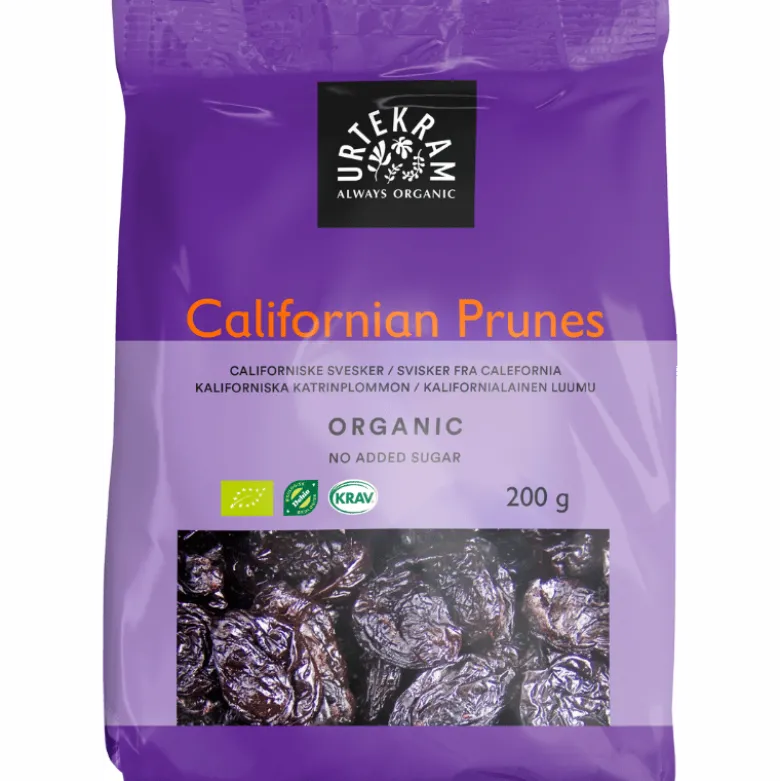 Urtekram Svesker Californiske Ø (200 gr)