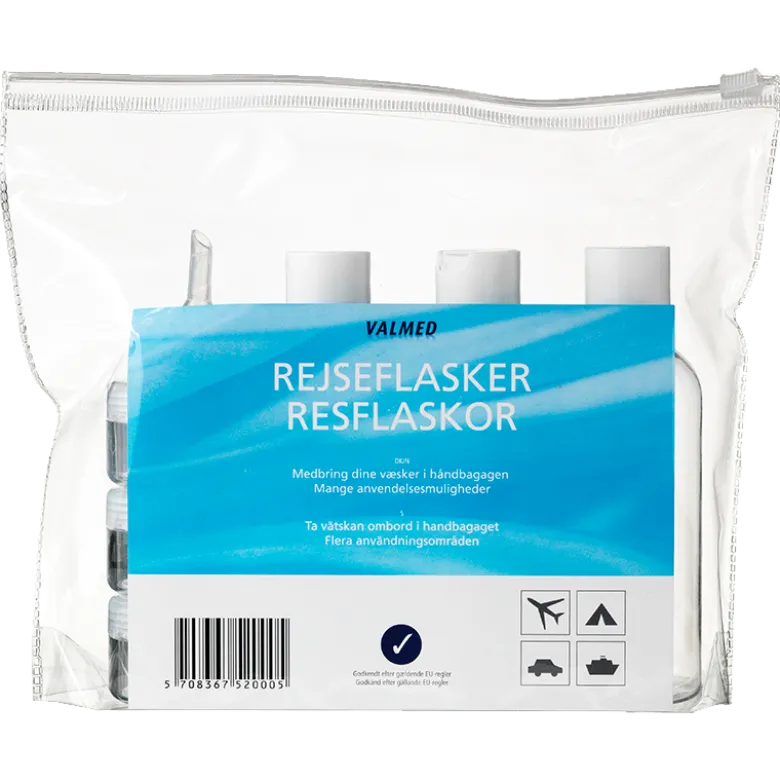 ValMed Rejseflasker 7 Dele (1 sæt)