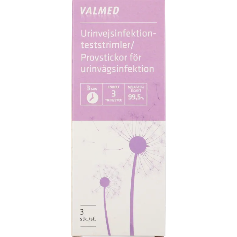 ValMed Urinvejsinfektionstest (3 stk)