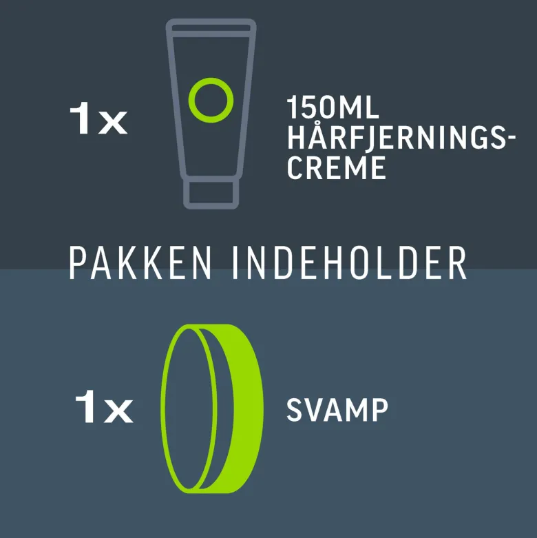 Veet Hårfjerning Hårfjerningscreme til mænd One size (150 ml)